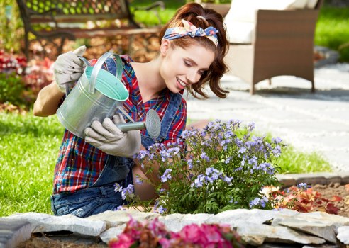 Local recycling separation in Enfield garden maintenance